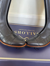 Load image into Gallery viewer, Gallors boot - Navy croco and navy box mix - front central zip.