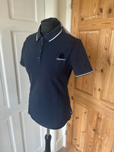 Load image into Gallery viewer, Cavallo half price polo shirt - navy.

