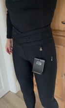 Load image into Gallery viewer, Bloomfields Black Crystal riding leggings .
