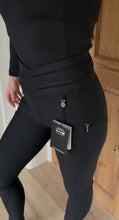 Load image into Gallery viewer, Bloomfields Black Crystal riding leggings .
