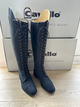 Load image into Gallery viewer, cavallo nubuck riding boot in navy - on offer!

