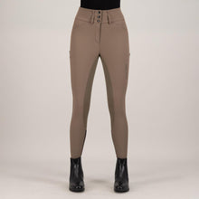 Load image into Gallery viewer, Added RIDING BREECHES ES-AURELIA DIAMOND FULLGRIP - chocolate chip
