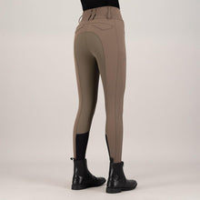 Load image into Gallery viewer, Added RIDING BREECHES ES-AURELIA DIAMOND FULLGRIP - chocolate chip
