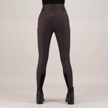 Load image into Gallery viewer, Added RIDING BREECHES ES-AURELIA DIAMOND FULLGRIP - MOCCA
