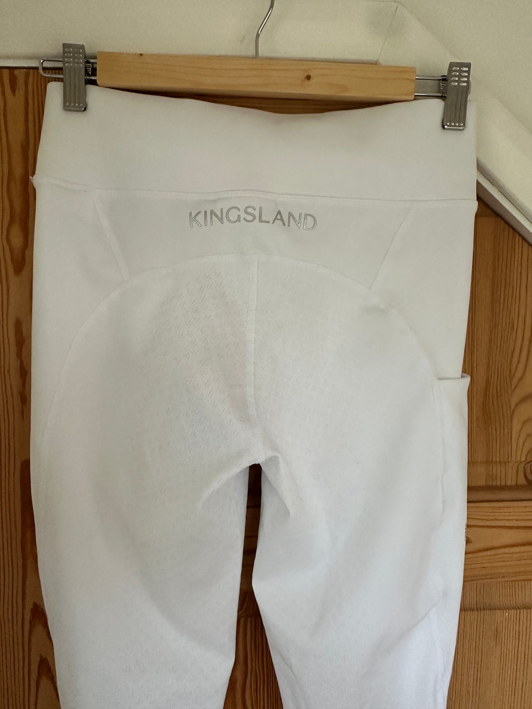 Kingsland sale riding leggings, white - full seat.