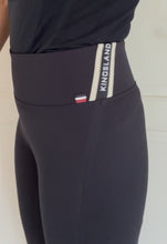 Load image into Gallery viewer, Kingsland full seat navy riding tights
