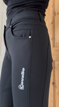 Load image into Gallery viewer, cavallo warm softshell winter breeches - Black - Offer Price
