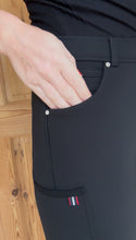 Load image into Gallery viewer, cavallo warm softshell winter breeches - Black - Offer Price
